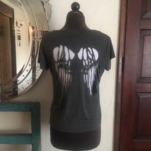 2 for $15 BACK WING CUTOUT GRAPHIC FRONT T SHIRT